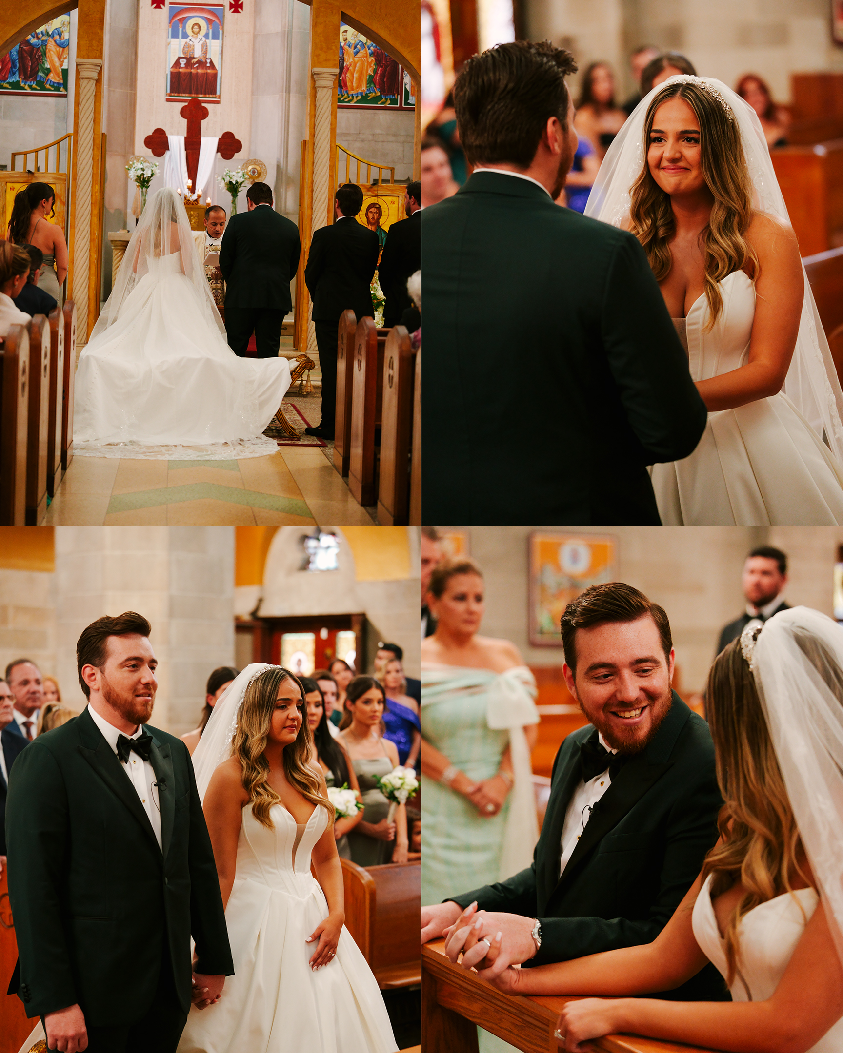 Wedding ceremony at Saint Jude Melkite Greek Catholic Church